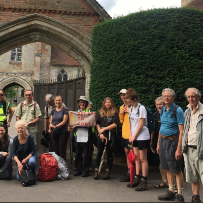 Relay to COP26 into Winchester